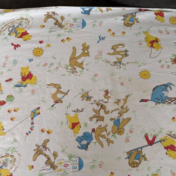 Winnie The Pooh Vintage Baby Receiving Blanket - Picture 4 of 10